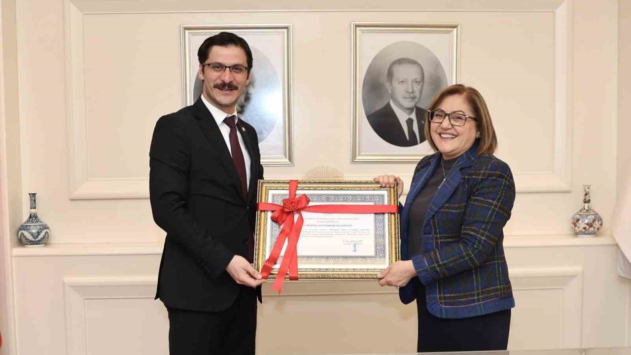 Gaziantep Büyükşehir’e iki önemli belge