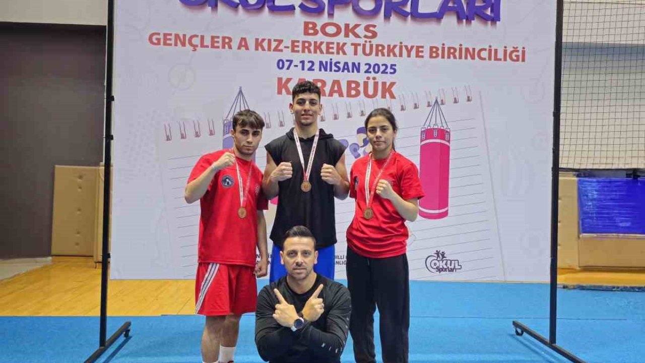 Aydınlı sporculardan Türkiye Şampiyonası’nda 3 altın madalya