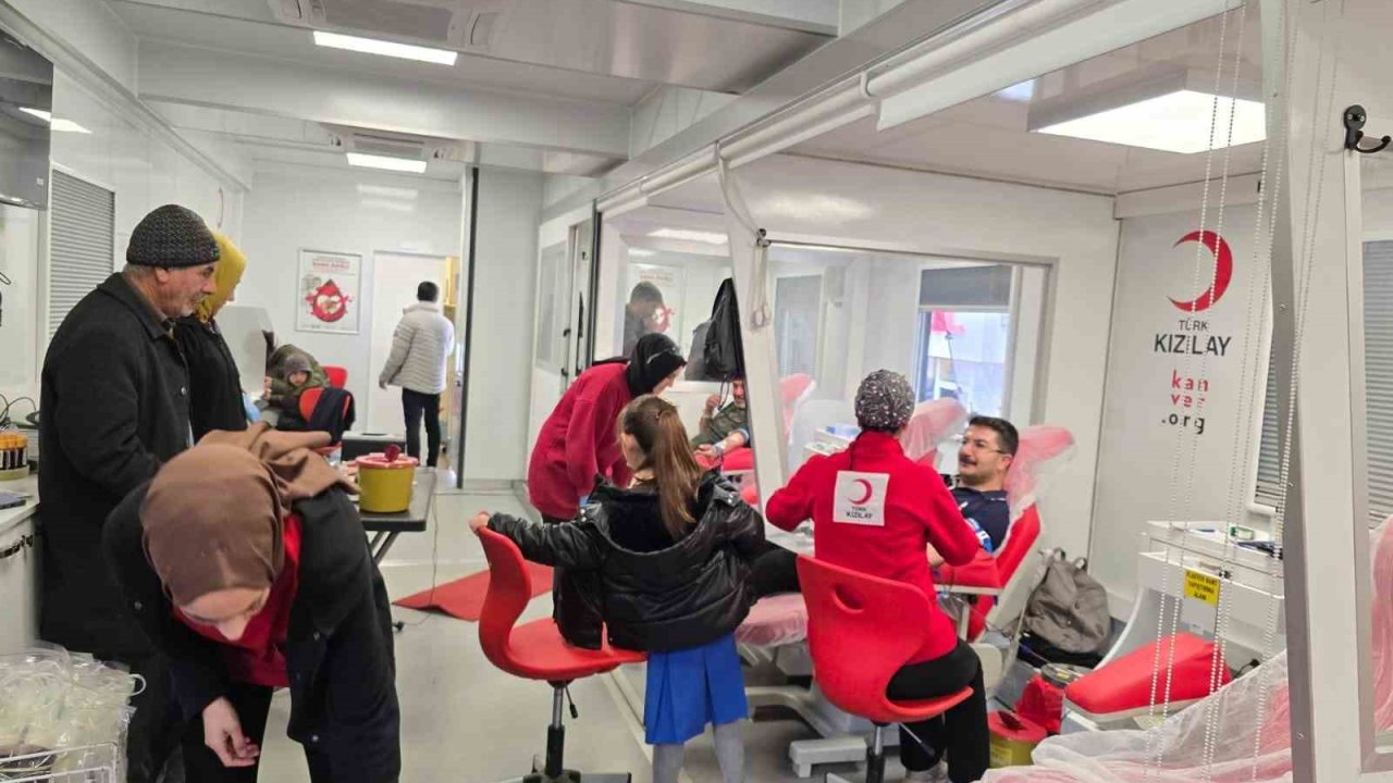 Diyadin’de kan bağışı kampanyası