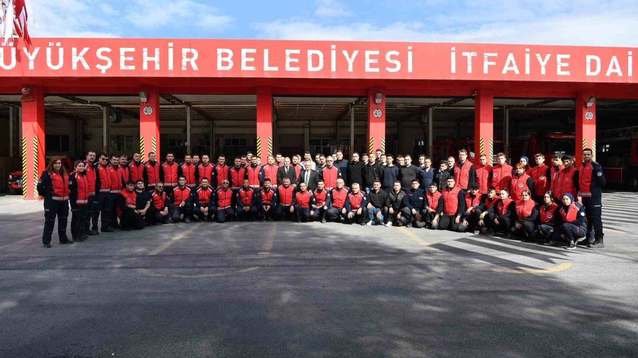 Başkan Büyükkılıç’tan itfaiye teşkilatına 100 milyon TL’yi aşan yatırım