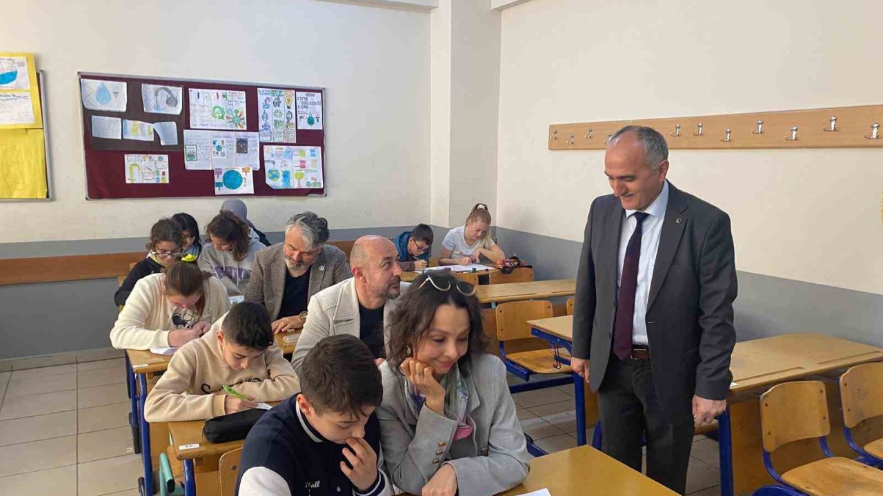 Veliler sınav heyecanı yaşadı, ter döktü