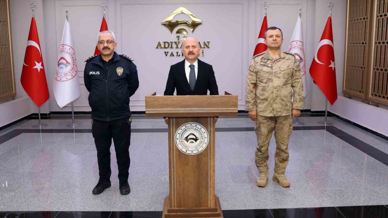 Adıyaman’da güvenlik ve asayiş toplantısı yapıldı