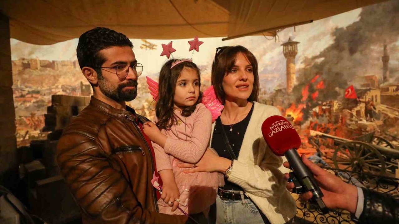 Gaziantep 25 Aralık Panorama Müzesi’nin 1 milyonuncu ziyaretçisi minik Elisa oldu