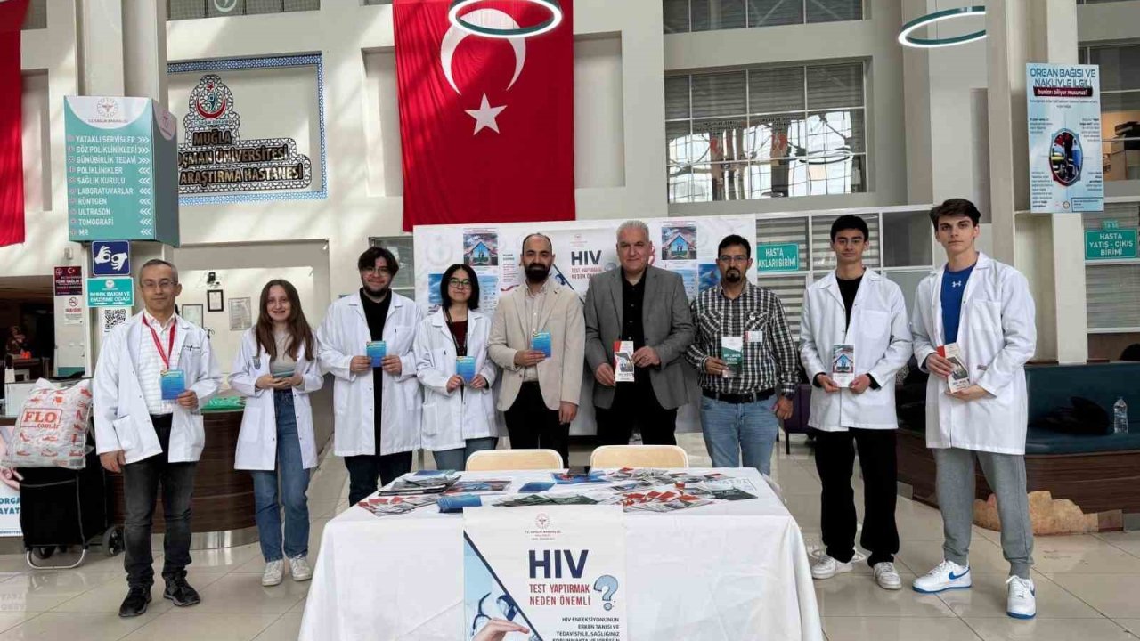 Muğla Eğitim ve Araştırma Hastanesi’nde HIV farkındalık etkinliği düzenlendi