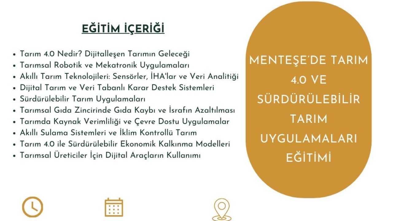 Menteşe’de tarım uygulamaları eğitimi