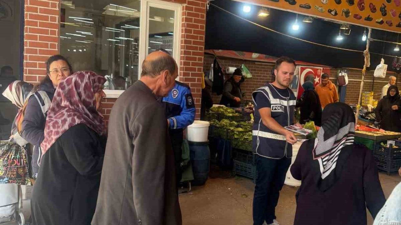 Karacabey’de polis ekipleri KADES uygulamasını tanıttı