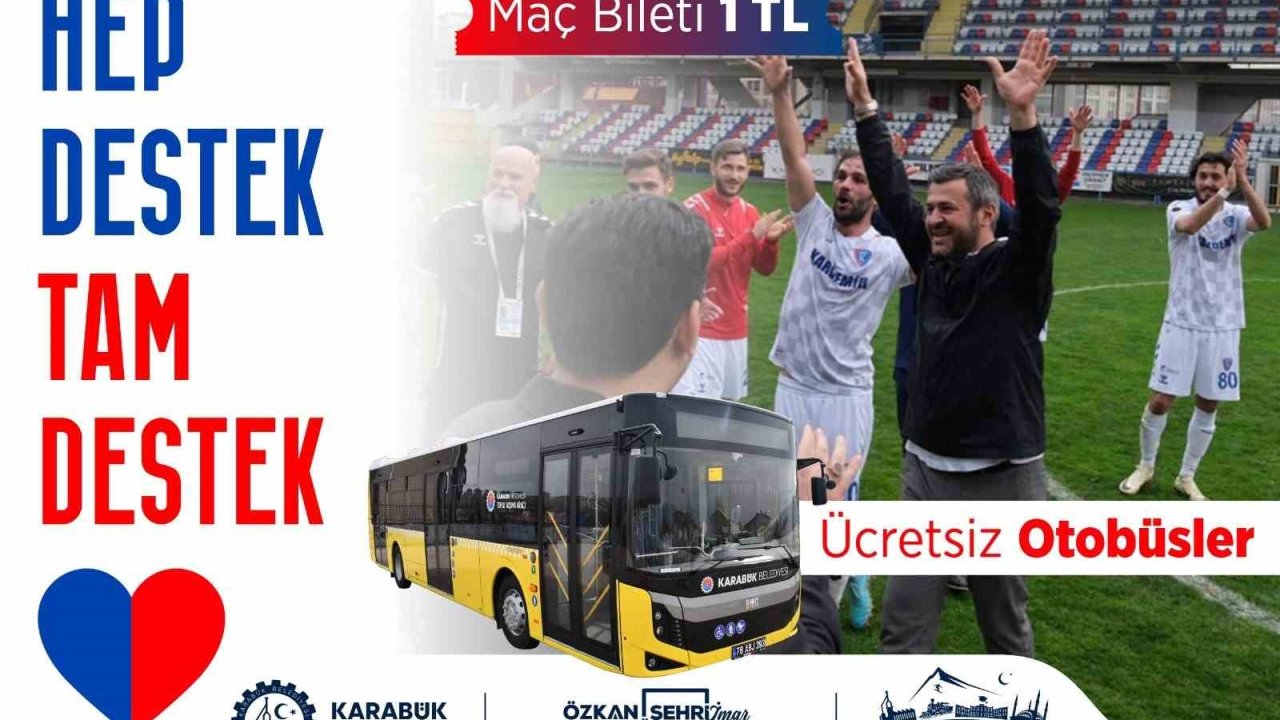 Başkan Çetinkaya’dan Karabük İdmanyur maçına ulaşım desteği