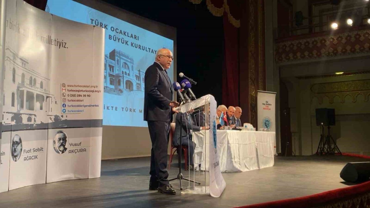 Türk Ocakları Başkanı Öz: "Türk milletinin Türk dünyası ile bütünleşmesi sağlam temellere oturtulduğu zaman daha huzurlu bir dünya inşa edilecek"