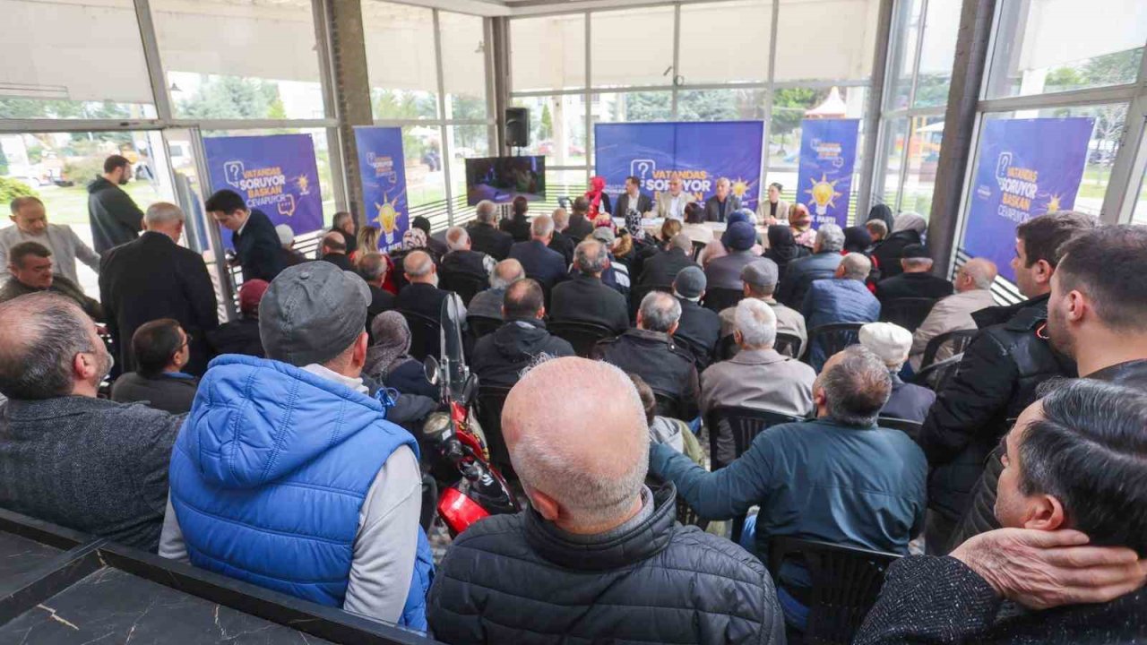 Başkan Sandıkçı: "Hemşehrilerimizle istişare kültürü içerisinde çalışmalarımızı sürdürüyoruz"