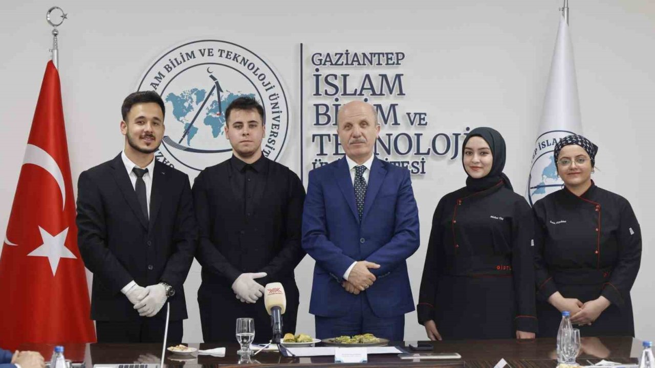 Gastronomi öğrencilerinden YÖK Başkanı’na unutulmaz lezzet deneyimi