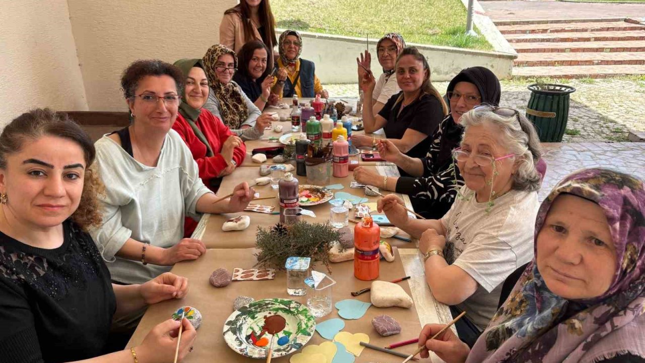 Odunpazarı Belediyesi’nden anneler için anlamlı atölye programı