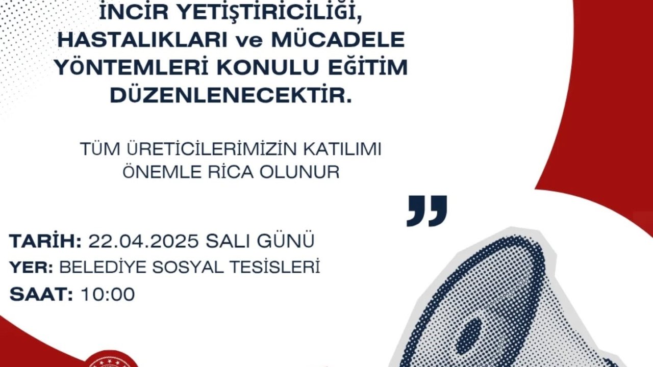 Buharkent’te incir üreticilerine özel eğitim toplantısı