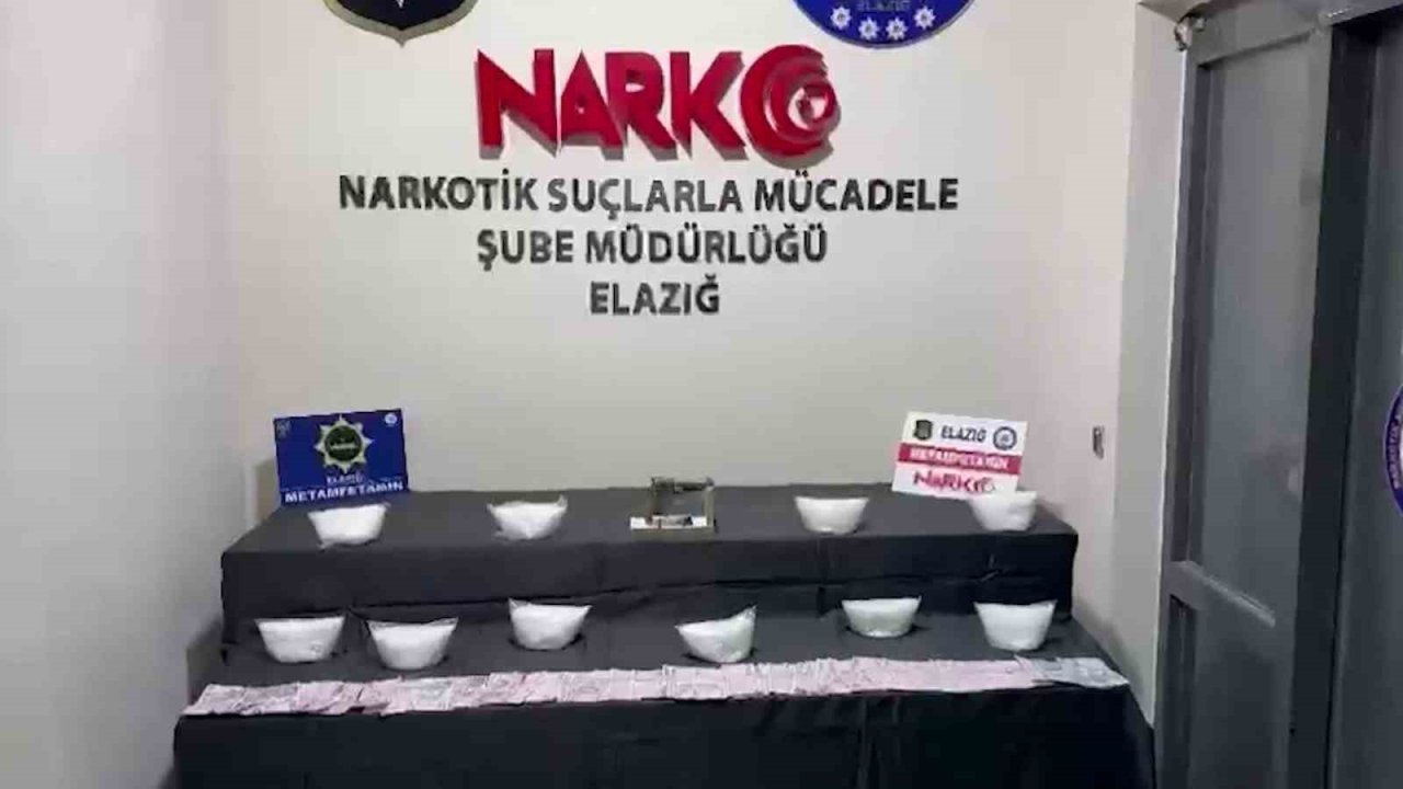 Elazığ’da 5 kilo uyuşturucu ele geçirildi: 2 tutuklama