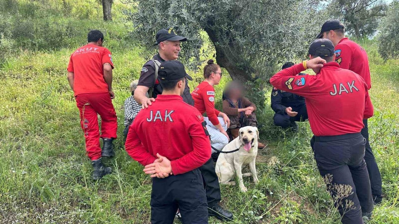 Aydın’da kaybolan kadını JAK ekipleri buldu