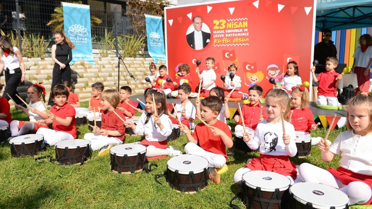 Nilüfer’in kreşlerinde 23 Nisan coşkusu