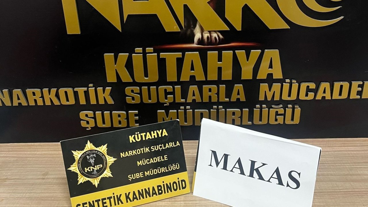 Kütahya’da uyuşturucu taciri 1 şüpheli tutuklandı