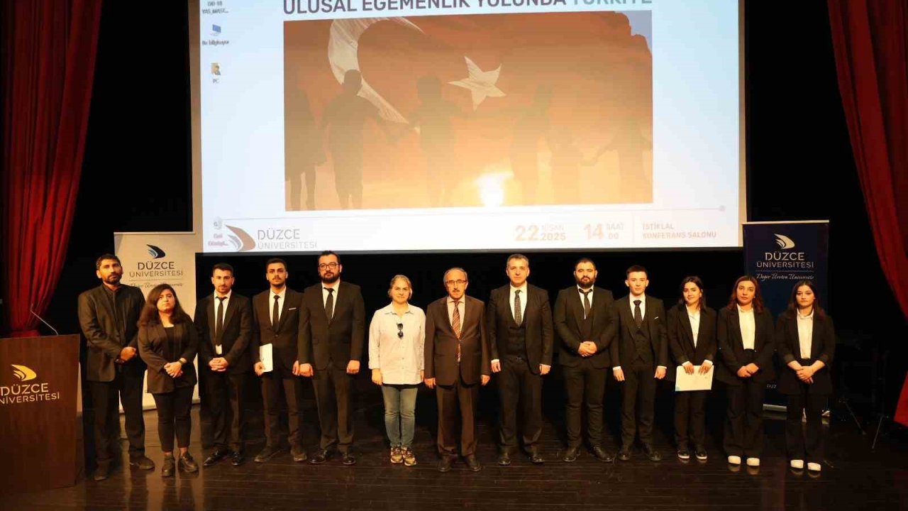 23 Nisan coşkusu Düzce Üniversitesi’nde yaşandı