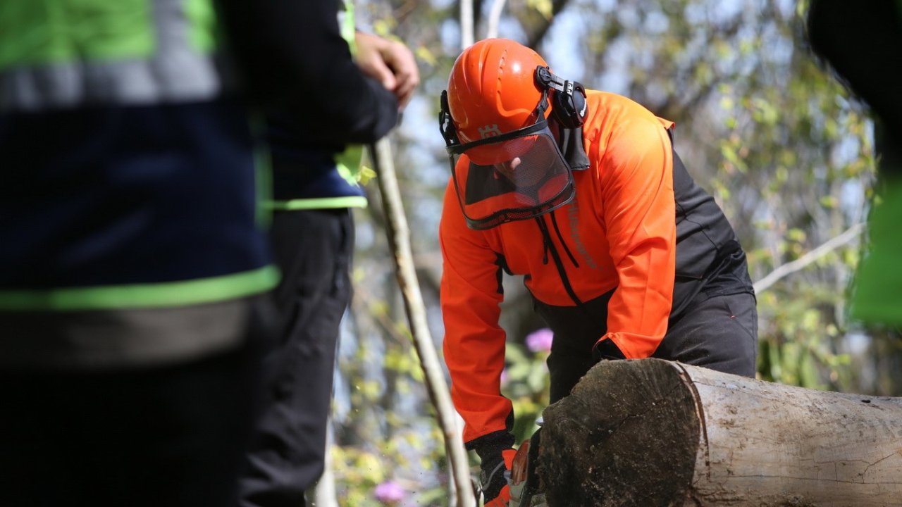 Akçakoca’da ormanda eğitim tatbikatı yapıldı