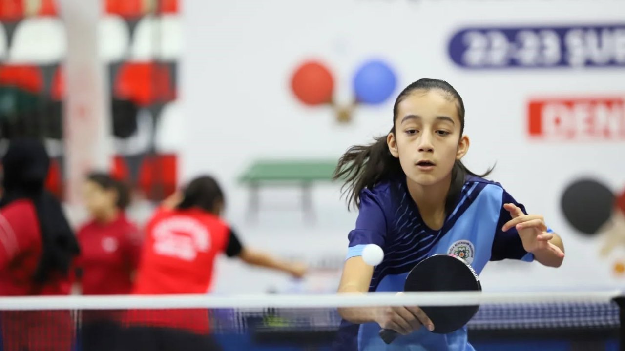 Masa tenisinde küçük raketler Denizli’de buluşacak