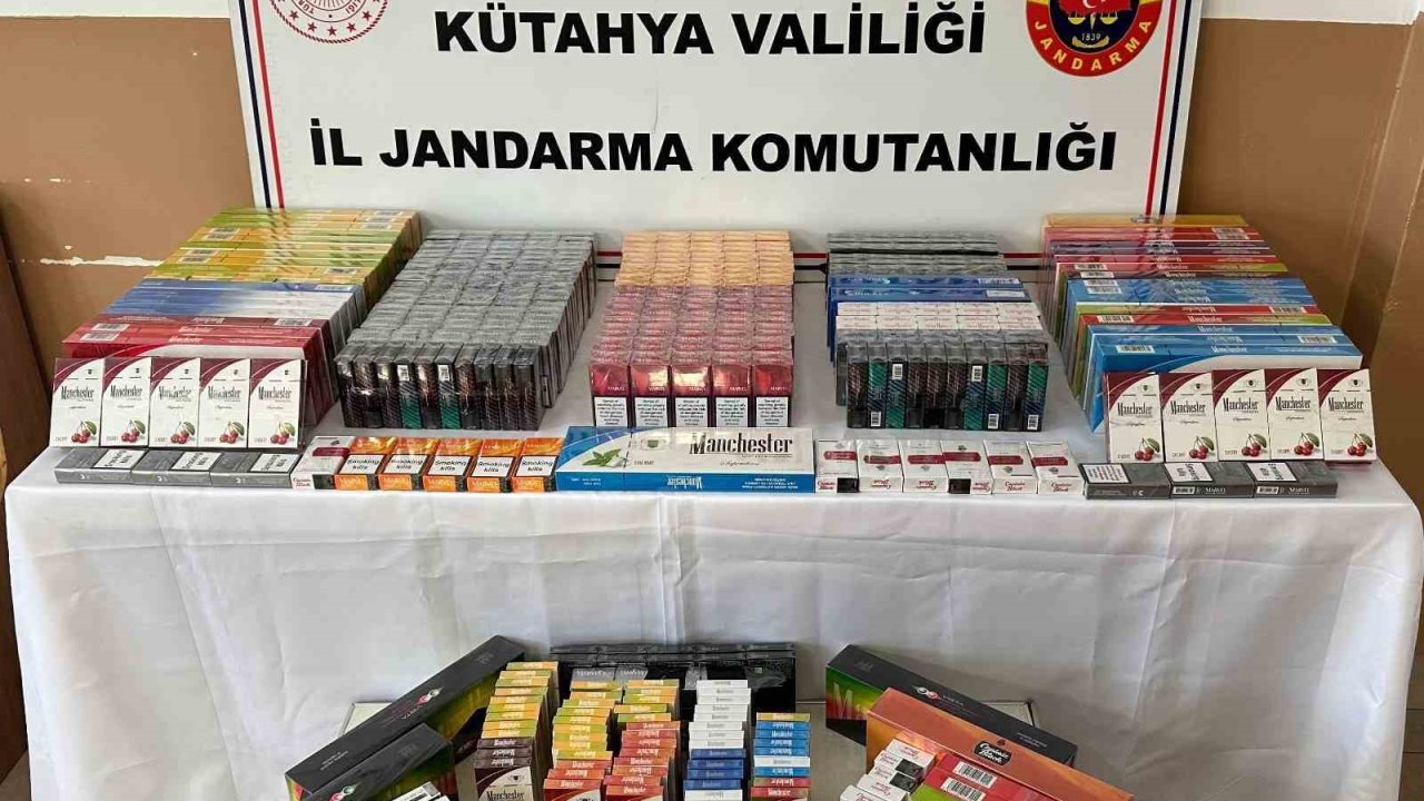 Kütahya’da kaçak sigara operasyonu