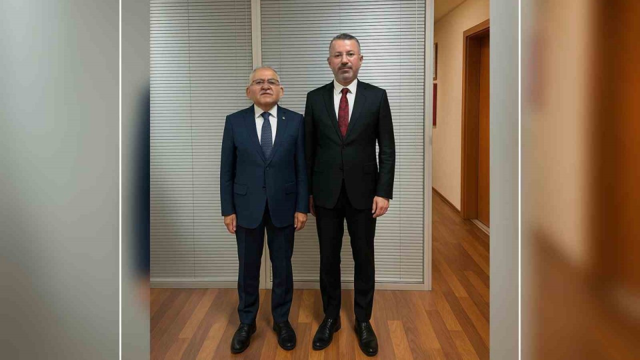 Rektör Kırışık, Başkan Büyükkılıç ile iş birliği görüşmesi yaptı