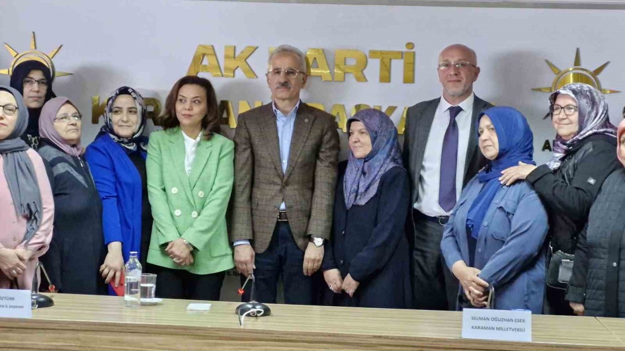 Ulaştırma ve Altyapı Bakanı Uraloğlu, Karaman’da