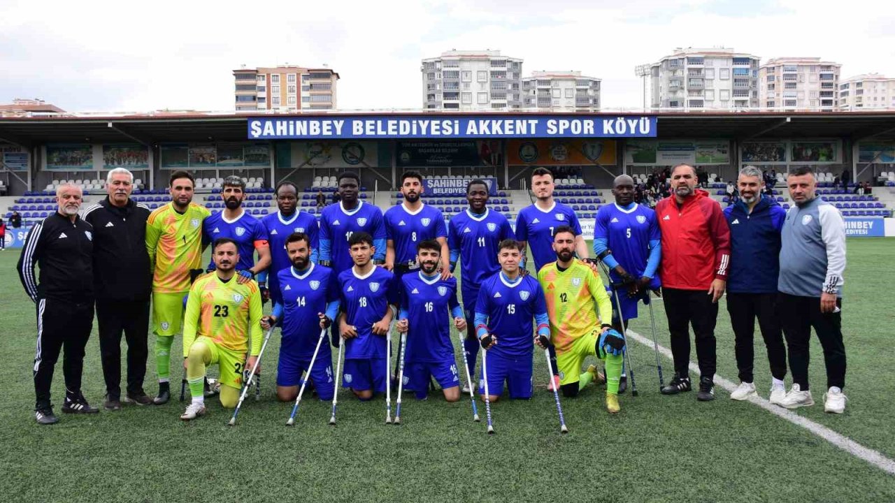 Şahinbey Ampute’den şampiyonluk yolunca önemli galibiyet: 2-1