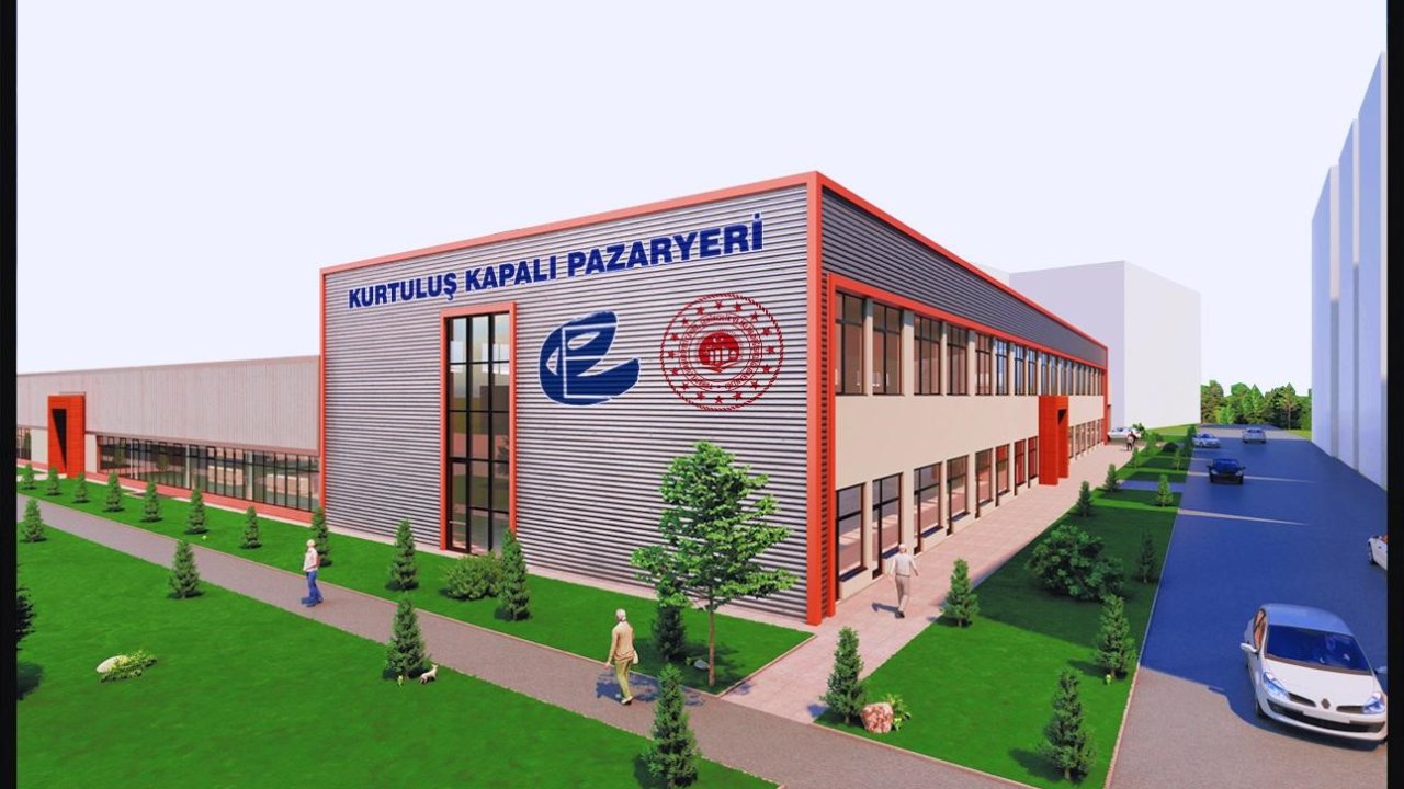 Kurtuluş Mahallesi’ne modern kapalı pazar yeri geliyor