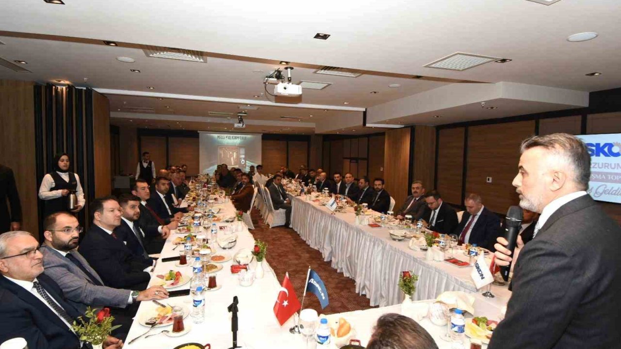 Turan, "İş adamlarımız Erzurum’a önemli yatırımlar sağlamıştır"