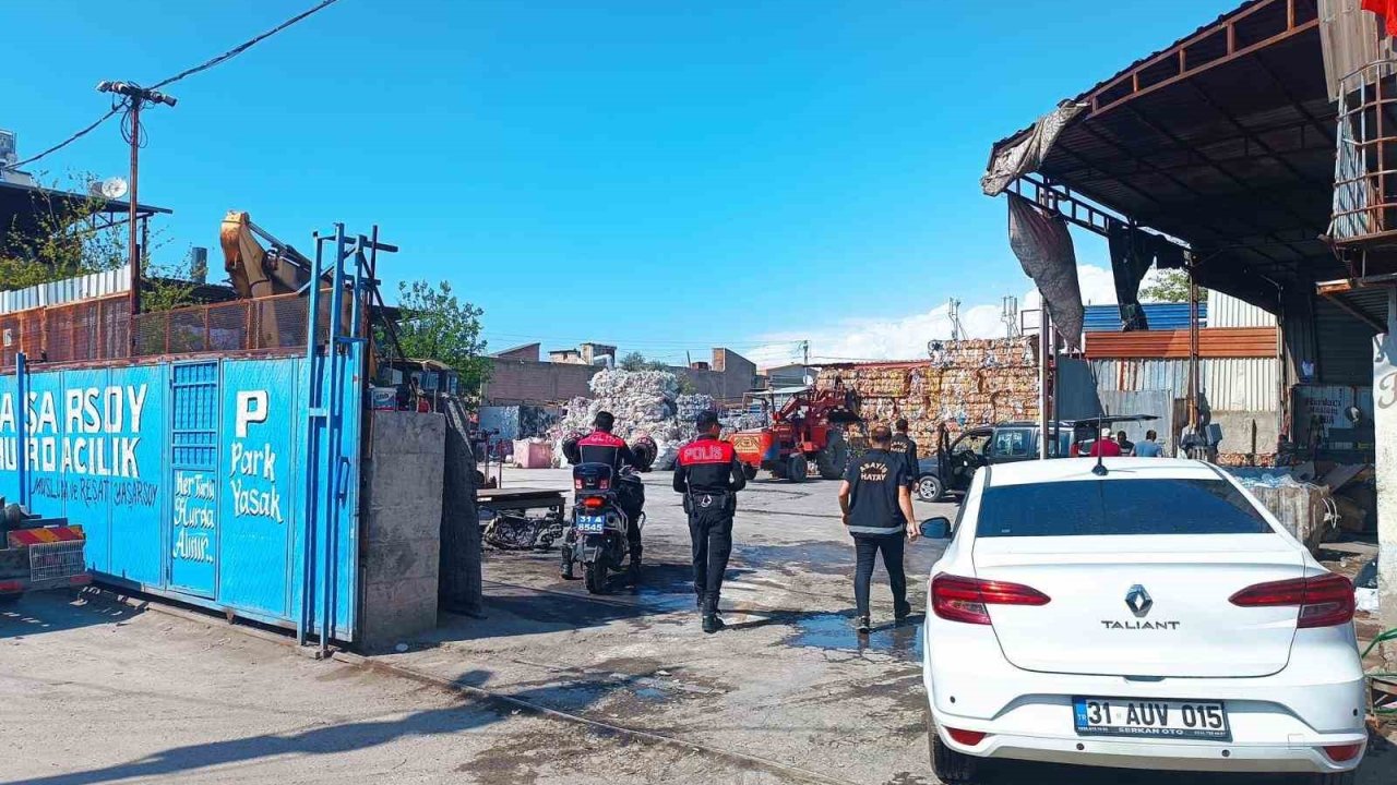 İskenderun’da hurdacılar denetlendi