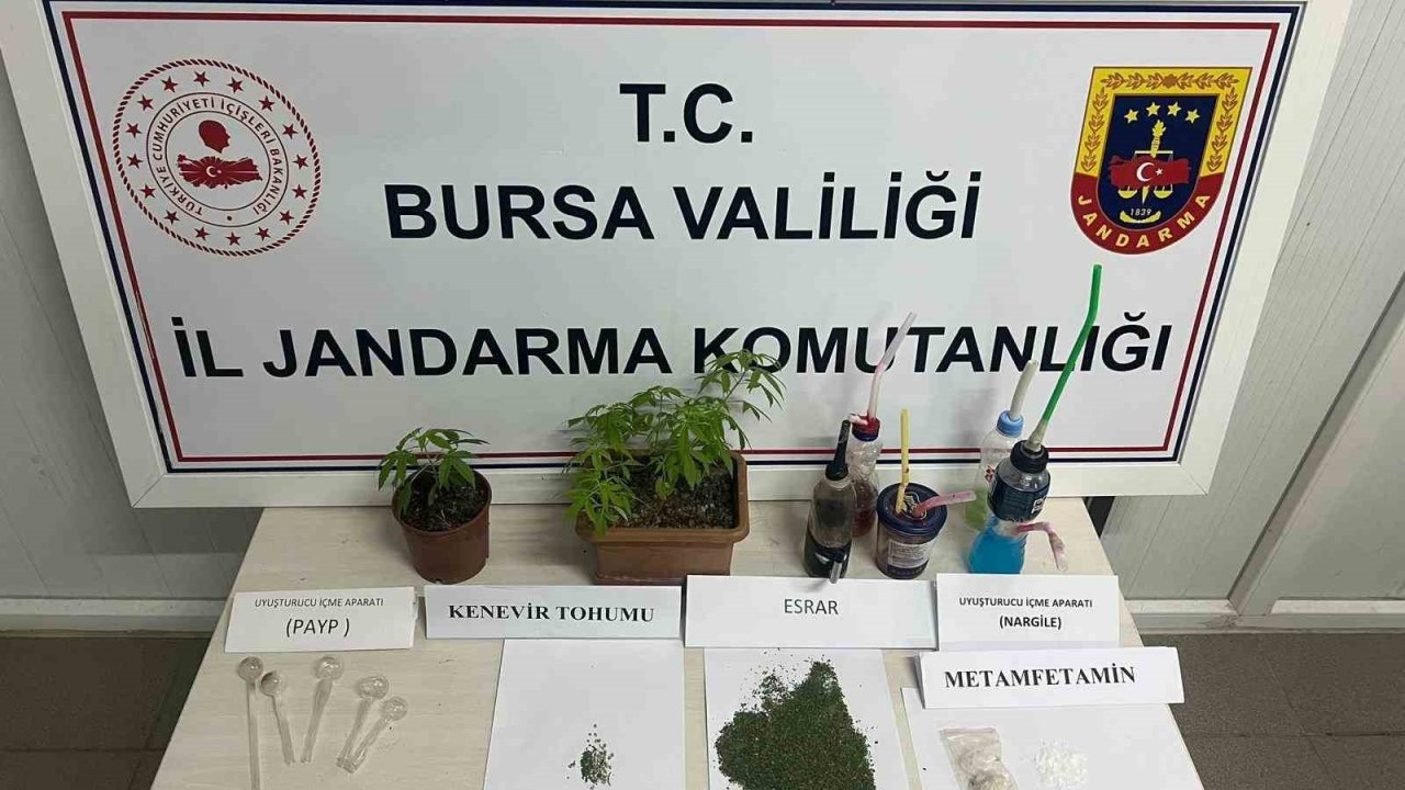 Uyuşturucu partisine jandarma baskını: 8 gözaltı