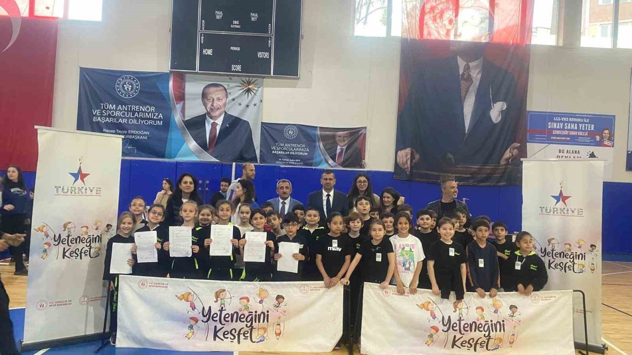Çorlu’da çocuklar yetenek taraması ile spora yönlendiriliyor
