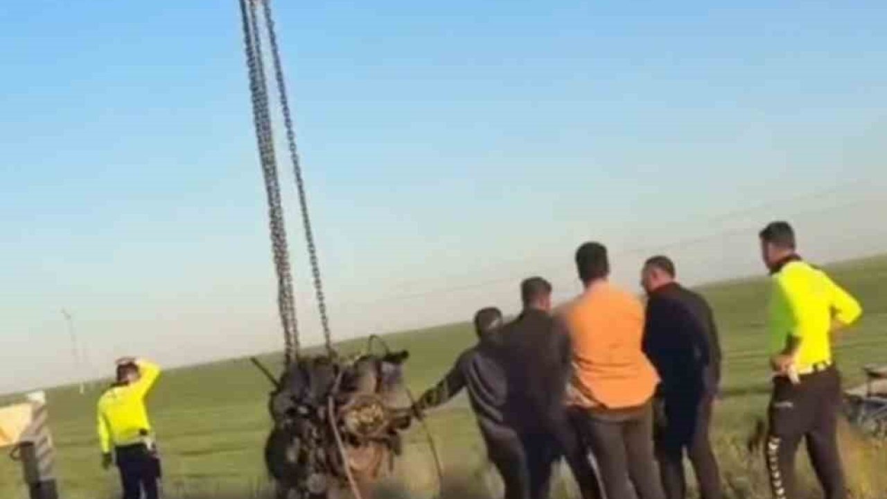 Mardin’de tır devrildi: 1 yaralı