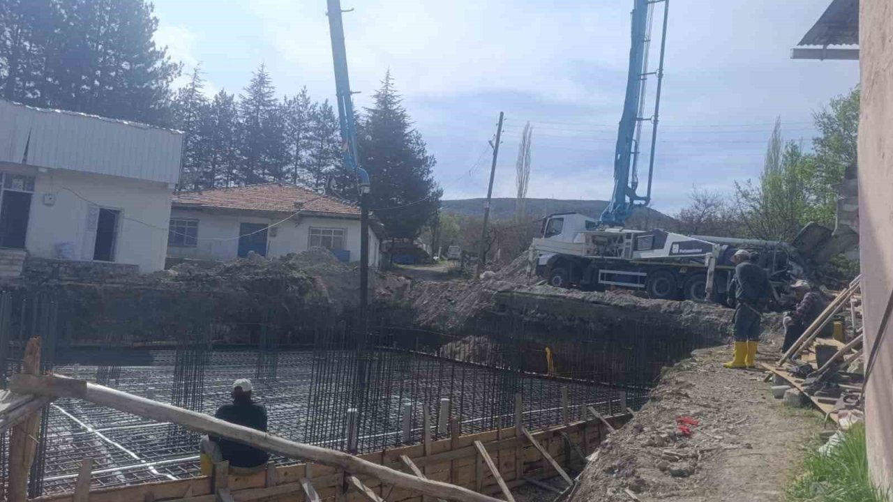 Kozluca Camii’nin temeli düzenlenen törenle atıldı