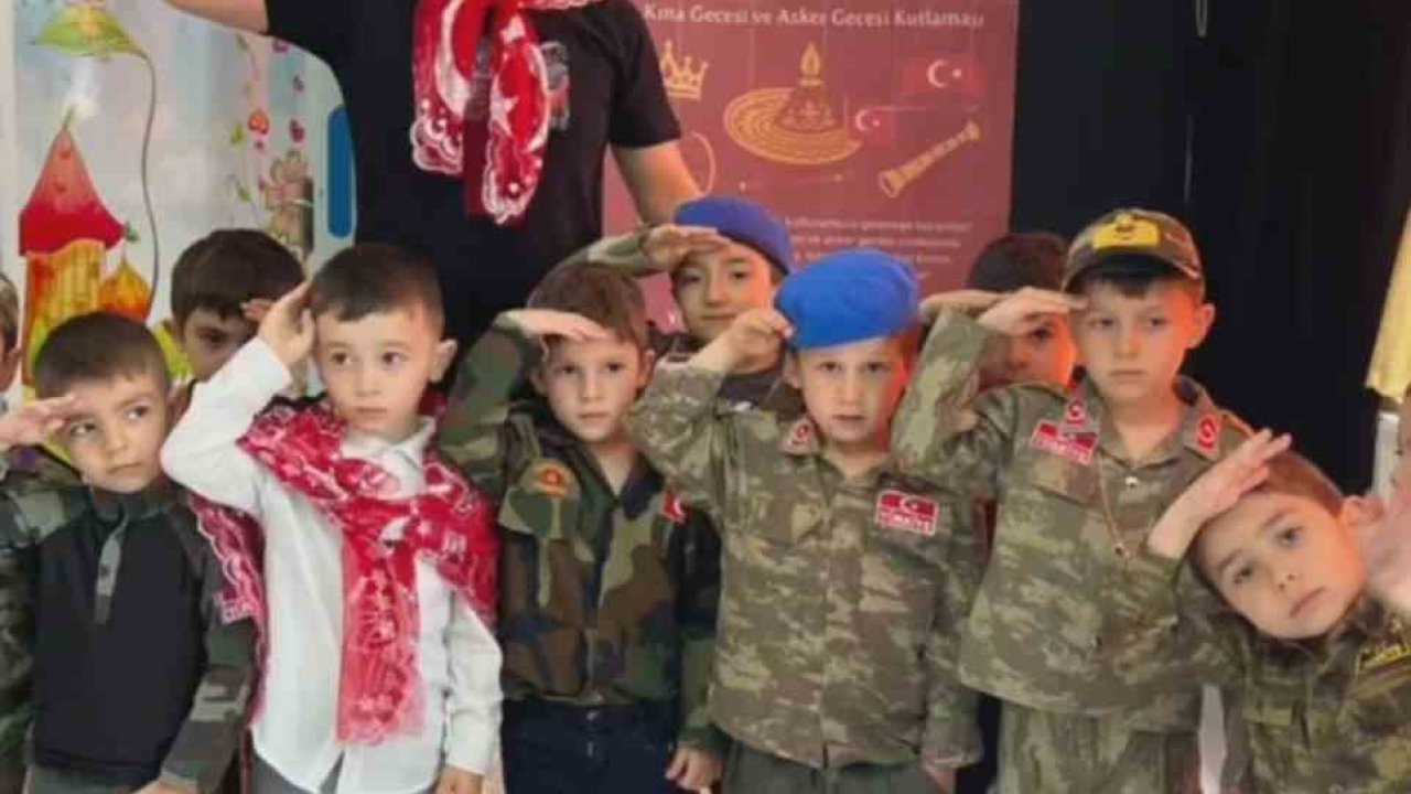 İscehisar Anaokulu’nda kına ve asker eğlencesi etkinliği