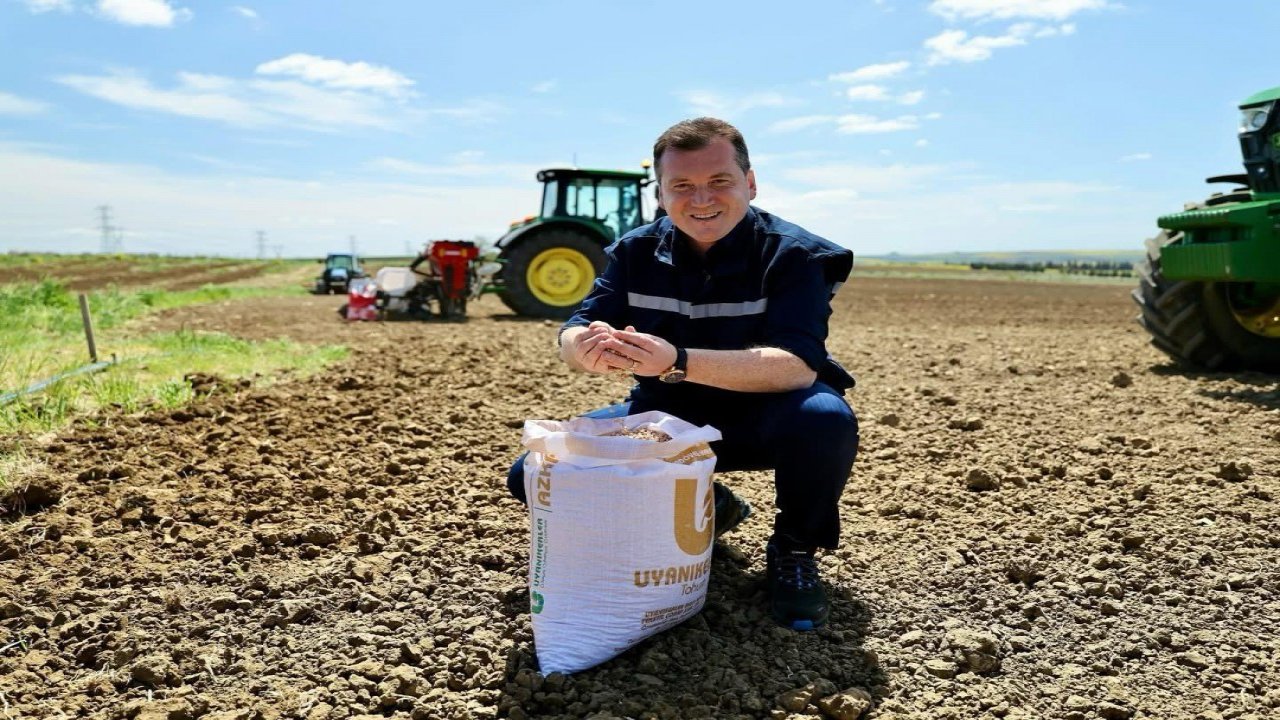 Silivri Belediyesi, ilk kez 10 dönüm nohut ve fasulye ekimi gerçekleştirdi
