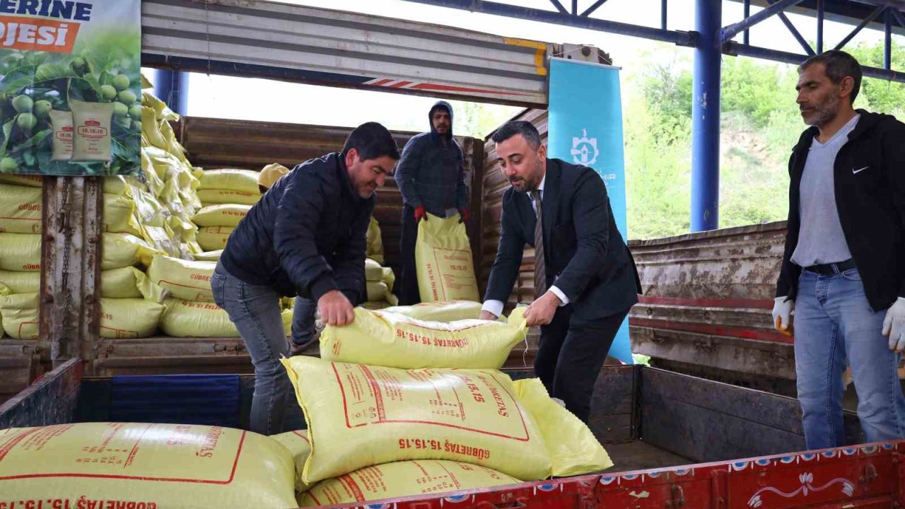 Üreticilere gübre desteği
