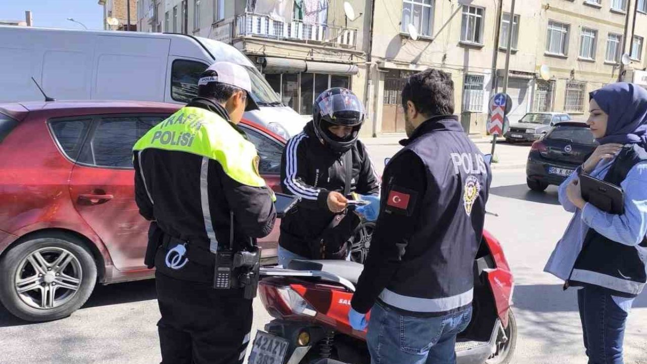 Konya polisi asayiş denetimlerini sürdürüyor