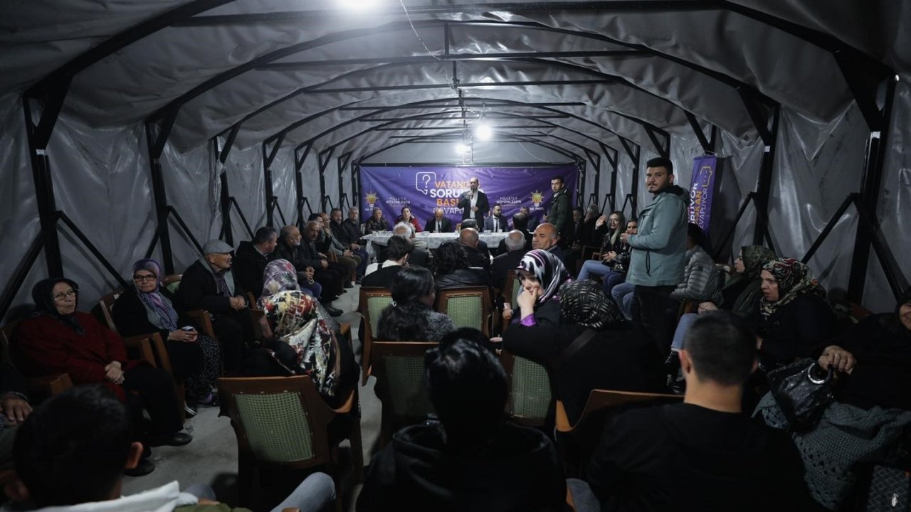 Başkan Özdemir vatandaşlarla buluştu