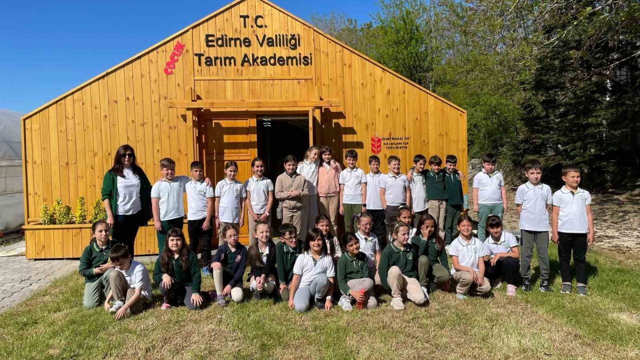 Trakya’nın küçük tarım elçileri yetişiyor