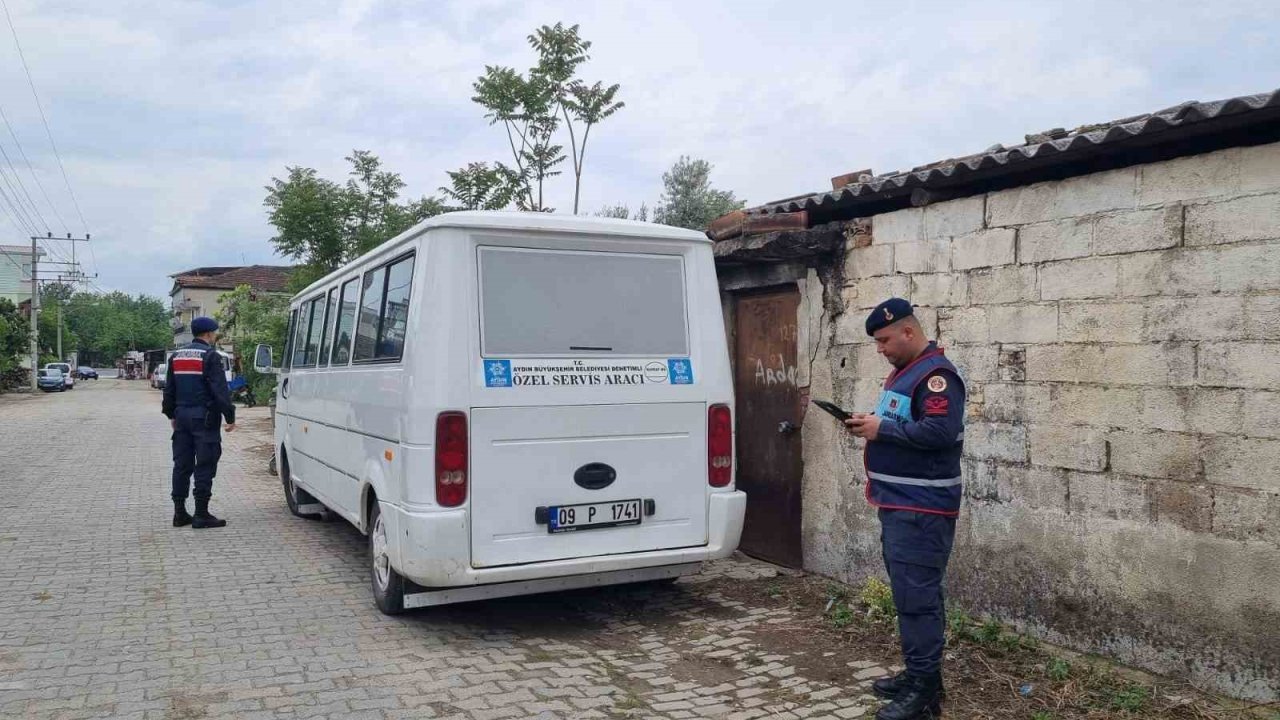 Sultanhisar’da okul servisleri denetendi