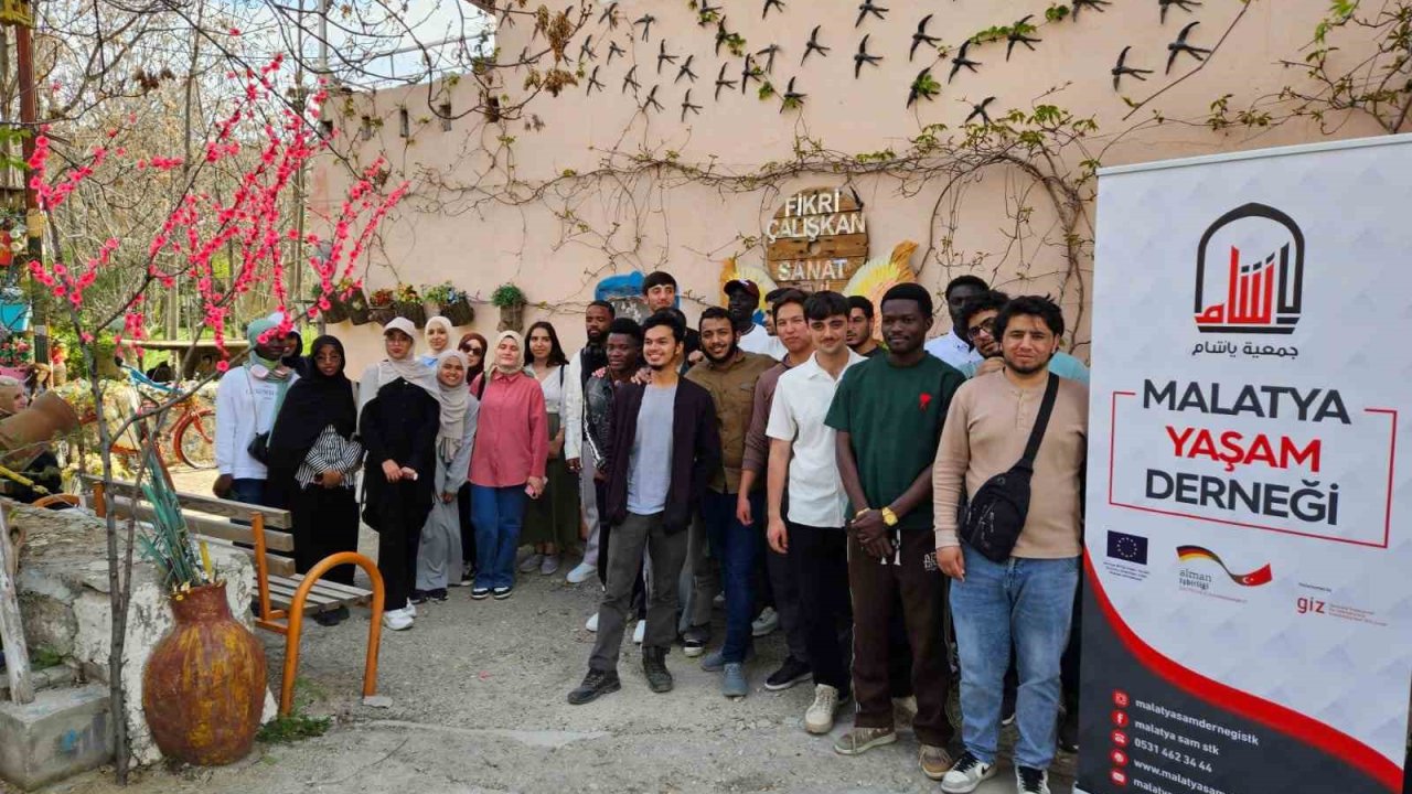 Uluslararası öğrenciler Darende’de Türk kültürünü keşfetti