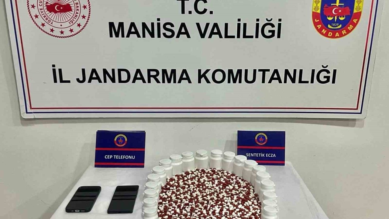 Manisa’da 1.265 adet sentetik hap ele geçirildi