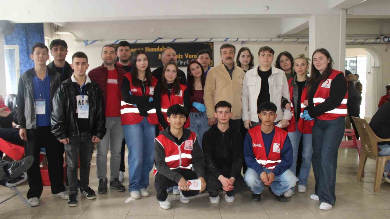 Ordu’da öğrencilerden kan bağışına destek: 245 ünite kan toplandı