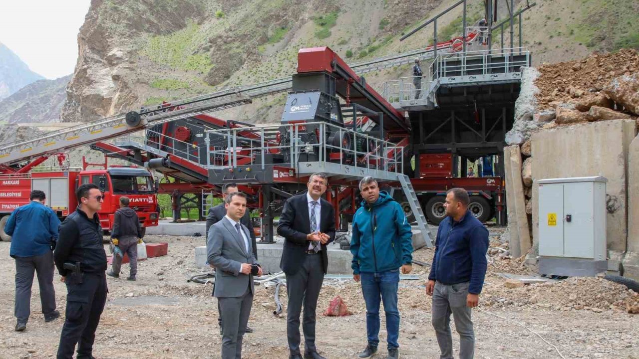 Hakkari’de 150 tonluk üretim kapasiteli tesis kuruluyor