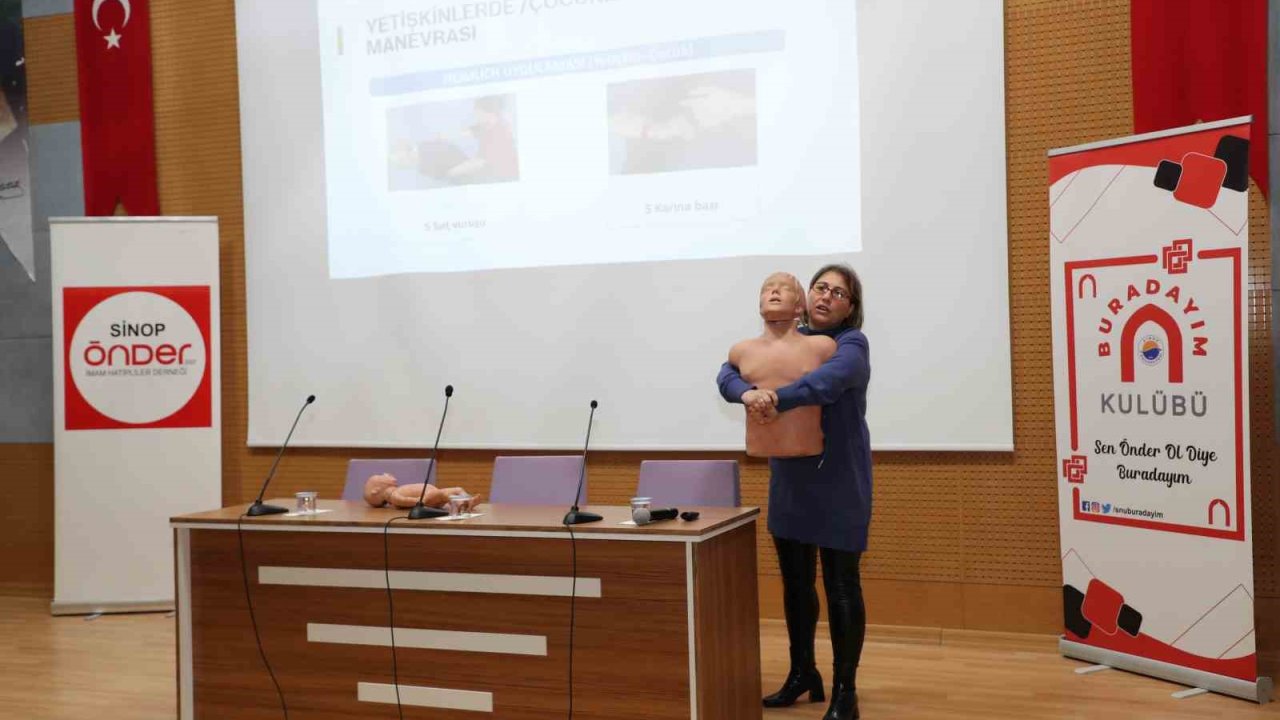 Sinop’ta hayat kurtaran konferans