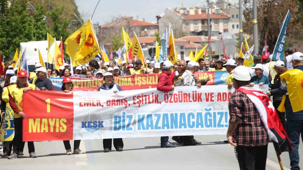 Konya’da 1 Mayıs kutlamaları