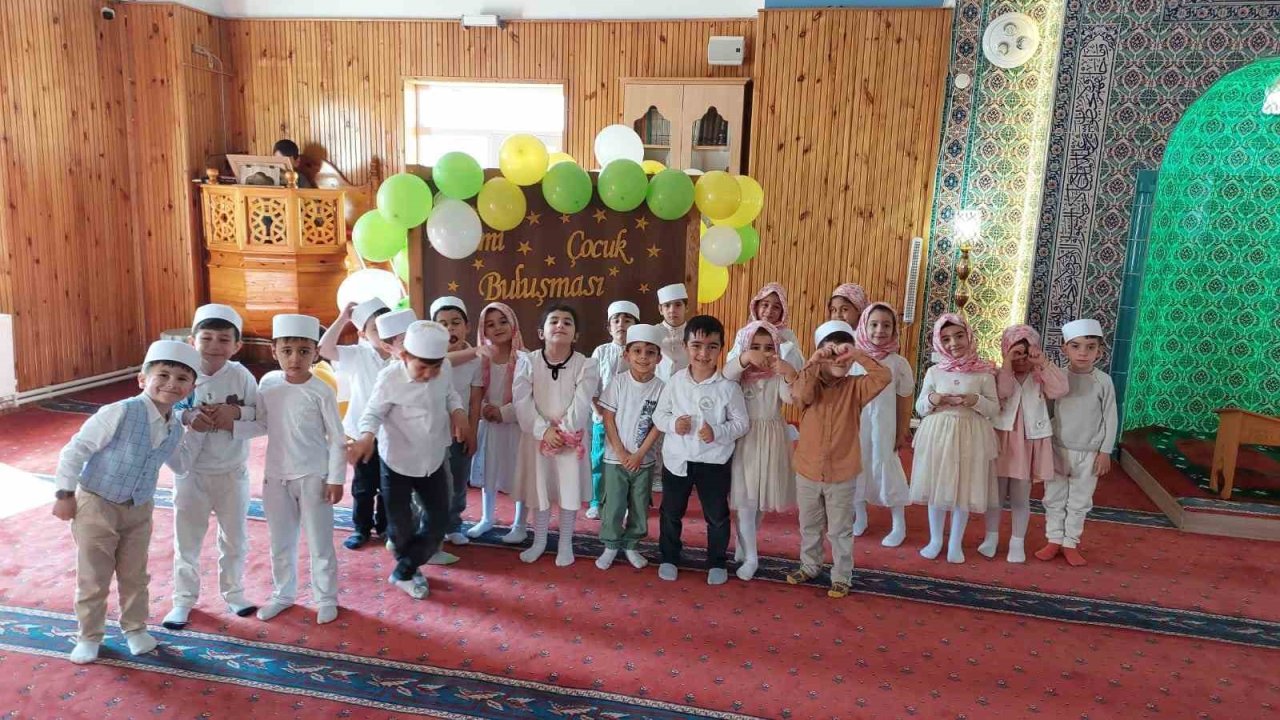 Camii çocuk buluşması gerçekleştirildi