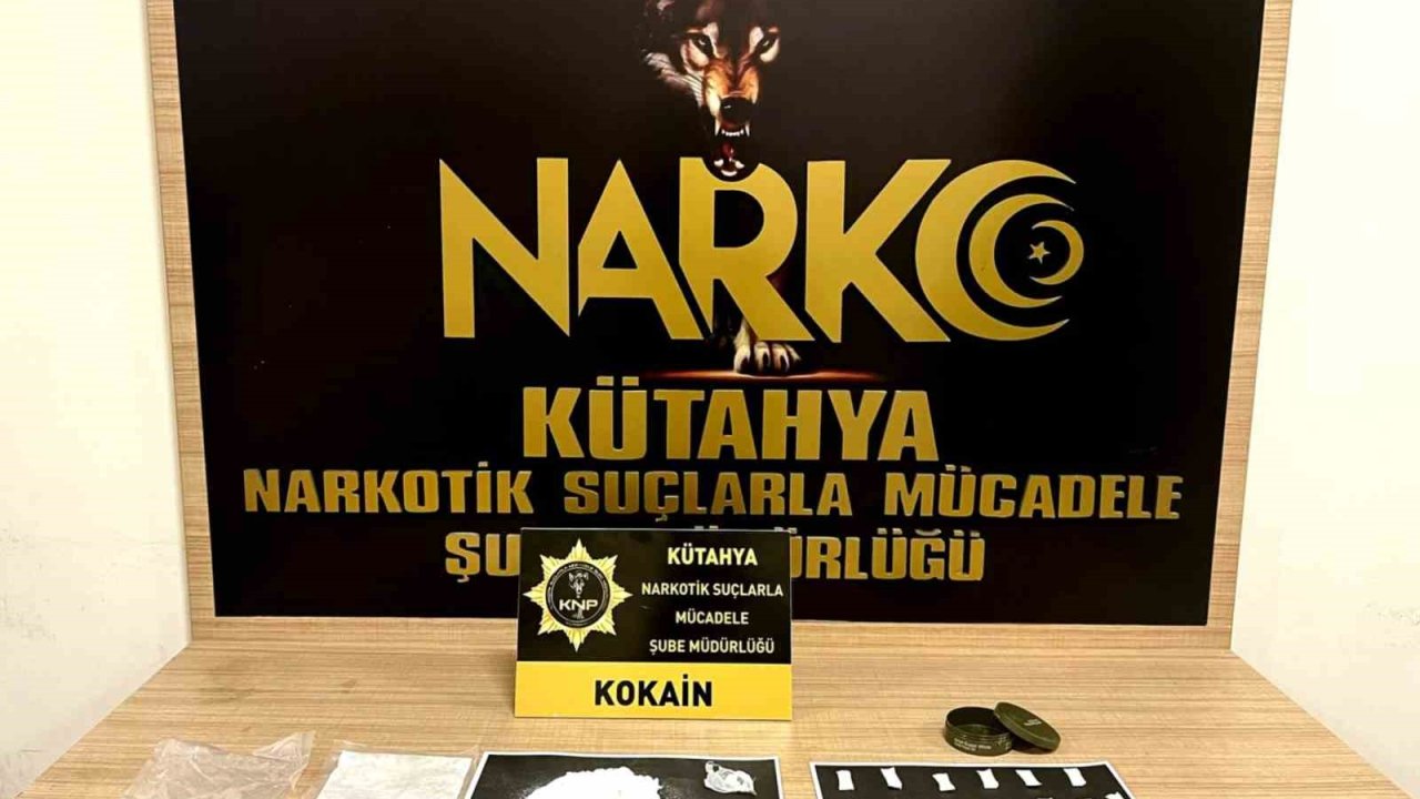 Kütahya’da uyuşturucu operasyonu, 2 kişi tutuklandı