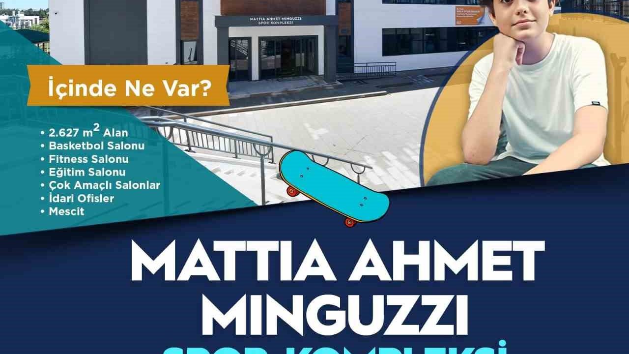 Mattia Ahmet Minguzzi’nin ismi Pendik’te yeni açılacak spor kompleksinde yaşayacak